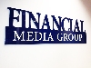 Financial Media Group - plastické logo na zeď