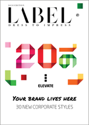 AP katalog reklamni textil Label - Elevate 2016
