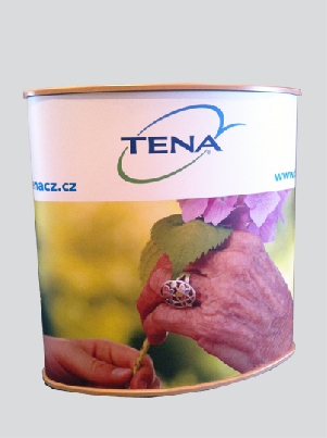 SCA - TENA - prezentační stolek